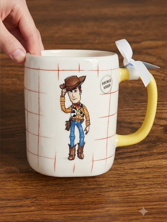 Rae Dunn Other - Rae Dunn Toy Story Woody Mug Red & White